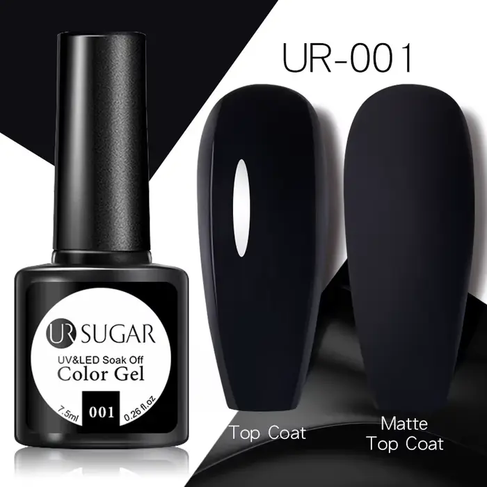 UR SUGAR 7.5ml Rose paillettes couleur unie Gel vernis à ongles gelée nu Rose Semi Permanent bricola