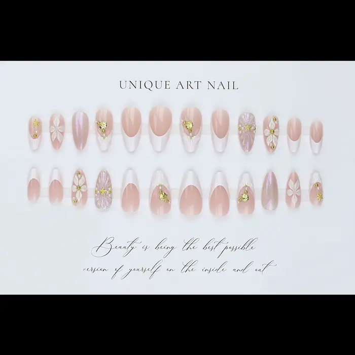 Faux ongles 3D pour femmes et filles