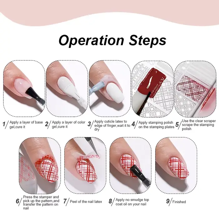 AS Nail Printing Stamping Gel Polish 5ml Couleurs