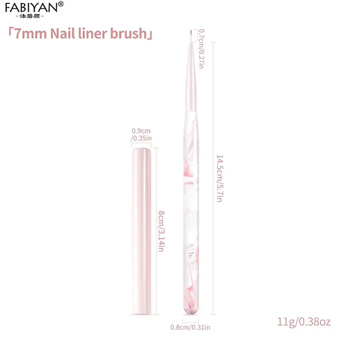 Pinceaux liner pour manucure et nail art, brosses pour lignes allongées, pour dessiner et peindre, p