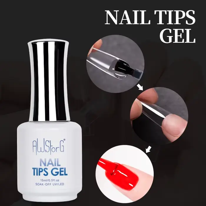 AWStorG 15ML ongles conseils colle Gel pour faux