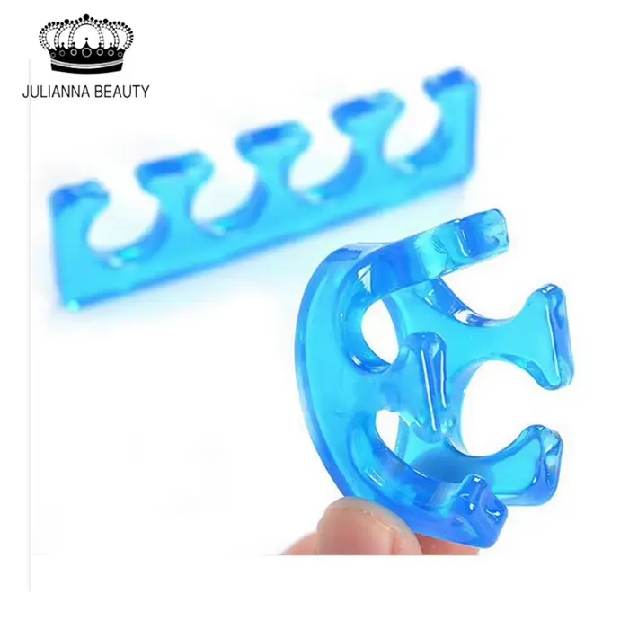 Séparateur d'orteils en Silicone pour pédicure, 2 pièces = 1 paire, Gel de séparation des orteils, s