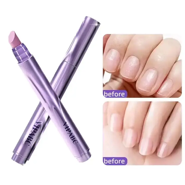 Stylo à Huile Essentielle pour Cuticules, Poussoir de Cuticules pour Ongles Saccadés, Ongles Secs et Abîmés, Hydrate, Renforce et Illumine les Ongles