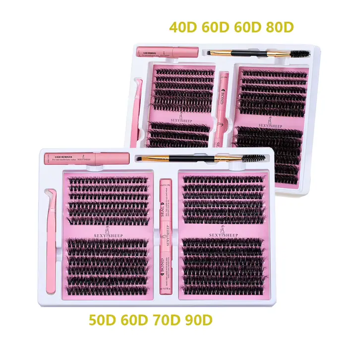 Bricolage faux cils grappes Extensions