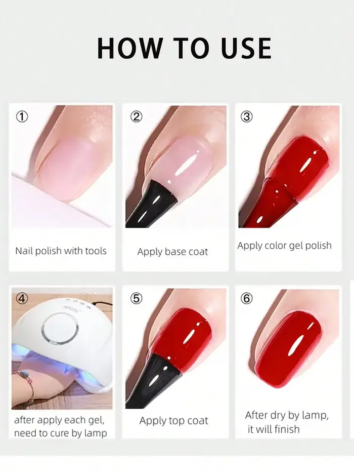 1/5 gris vernis à ongles Gel ensemble bricolage Nail Art décoration tremper Gel UV longue durée manucure peinture Gel