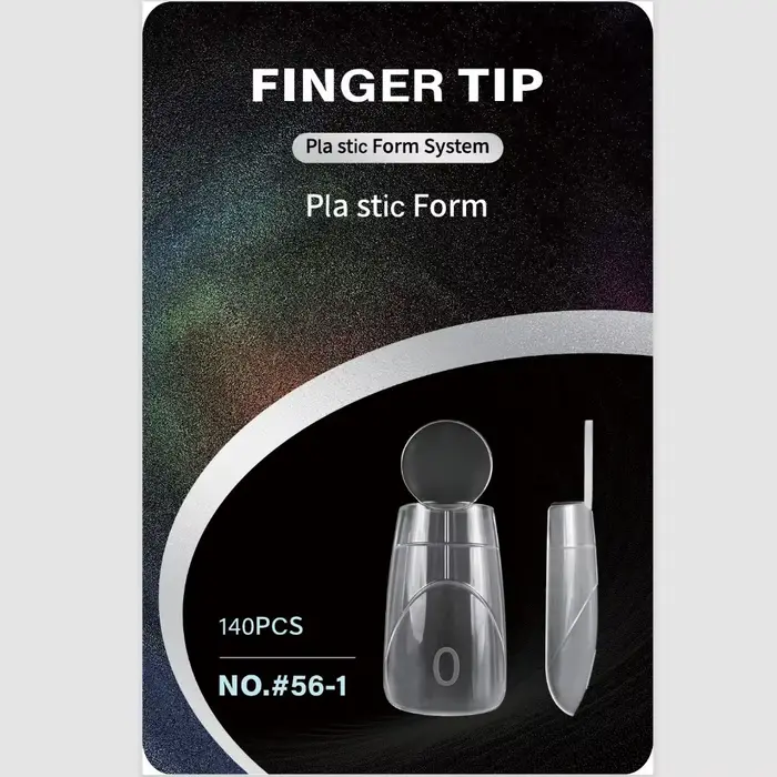 140 pièces de formes à ongles françaises à surface mate