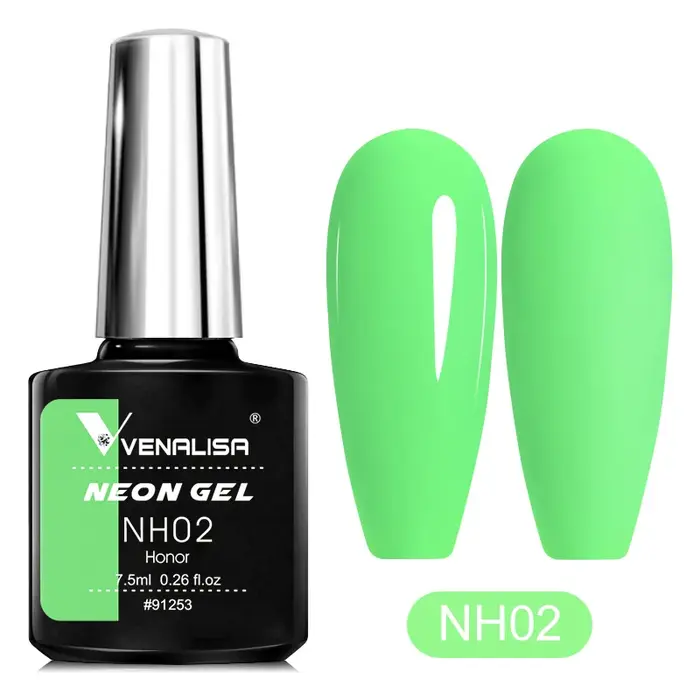 Venalisa néon vernis à ongles Gel 7.5ml Ultra vert jaune été belles couleurs tremper UV LED Gel vernis vernis à ongles laque