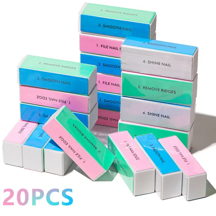 Bloc de polissage professionnel pour ongles