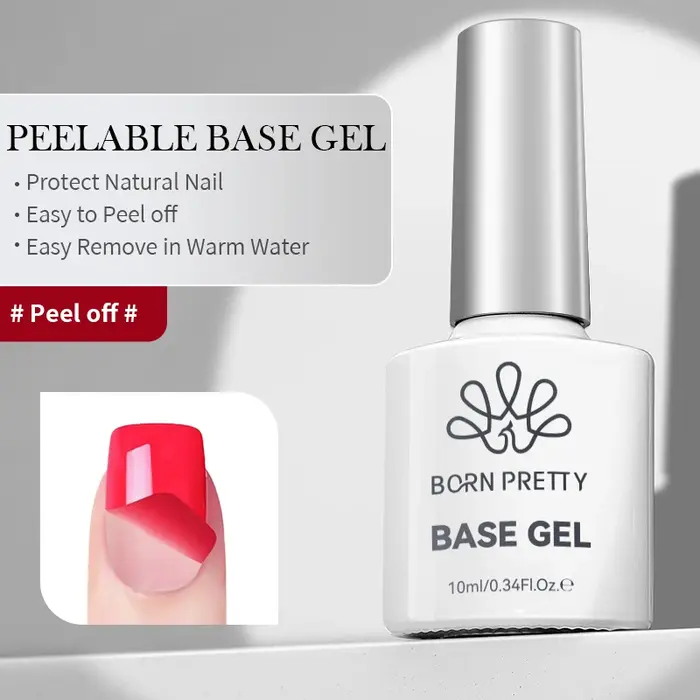 Faillite N PRETTY-Gel de base et couche de finition en caoutchouc
