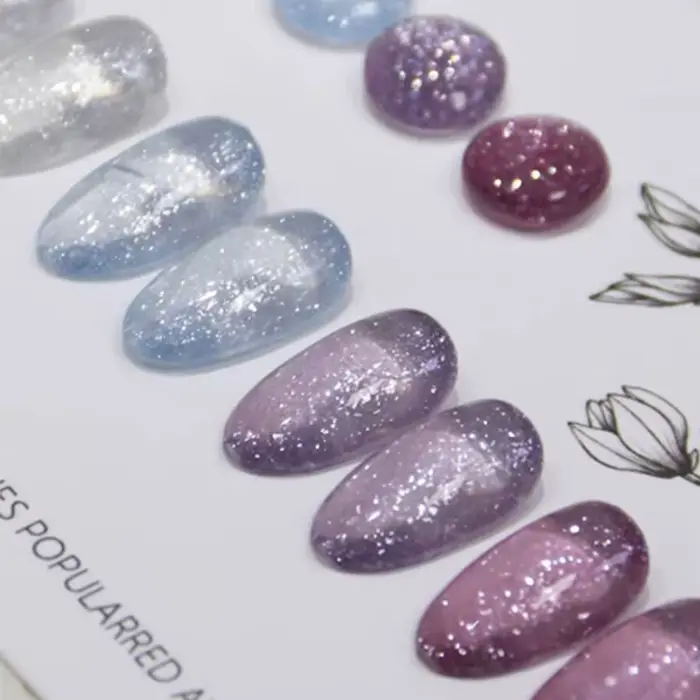 Vernis gel opale scintillant flocon de neige 15 ml