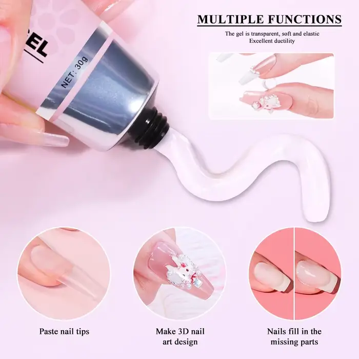 Gel UV pour ongles de bain