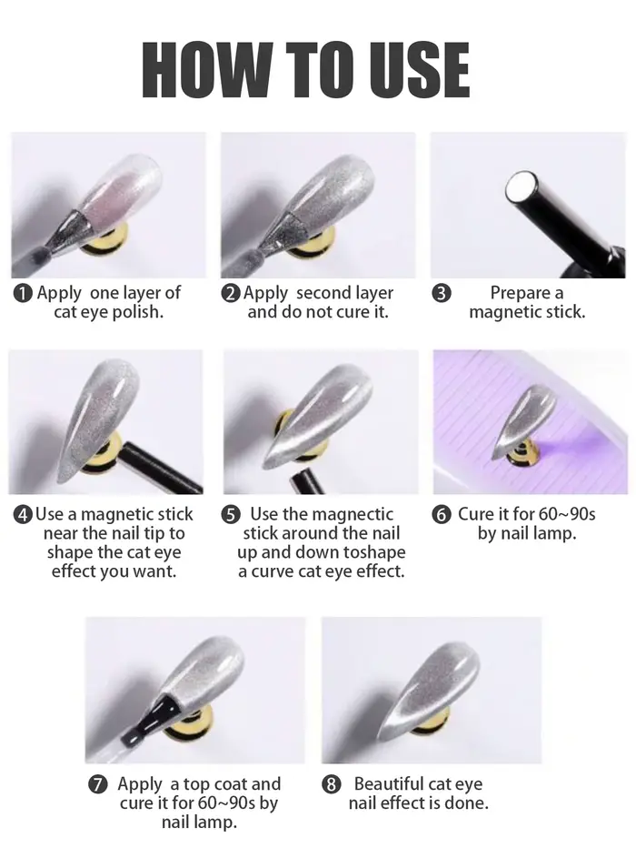 1-24 pièces TC automne et hiver doux brillant or richesse or oeil de chat Gel vernis à ongles polyva
