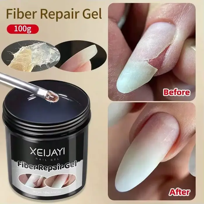 XEIJAYI 1Pc 100g Gel réparateur pour ongles cassés