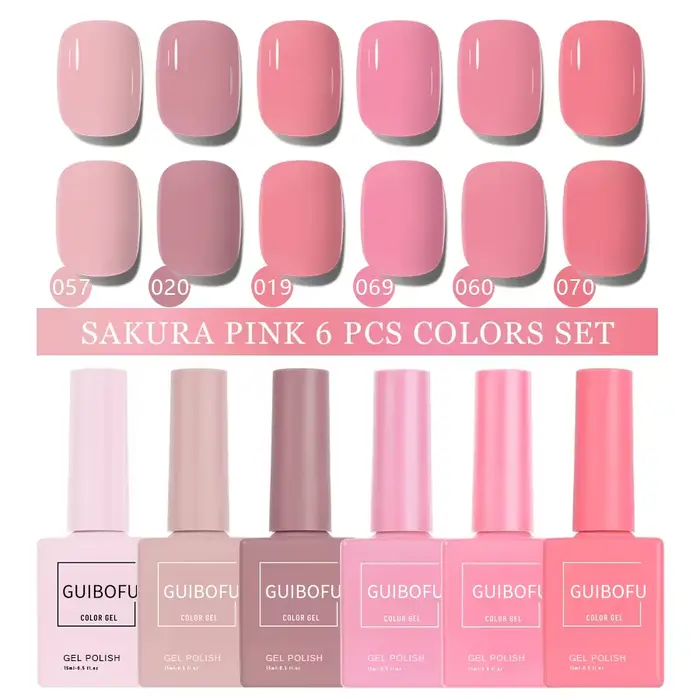 Ensemble de vernis à ongles Gel Semi-Permanent
