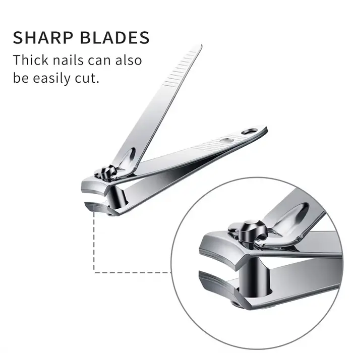 Coupe-ongles, coupe-ongles et orteils en acier inoxydable