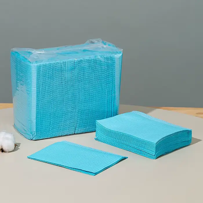 Tapis de table de manucure double couleur sans poussière