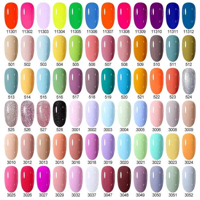 NAILCO 15ml Vernis à Ongles Gel Couleur Rouge Violet Semi-Permanent Sans HEMA ni TPO Gels UV Vernis Hybride pour Manucure