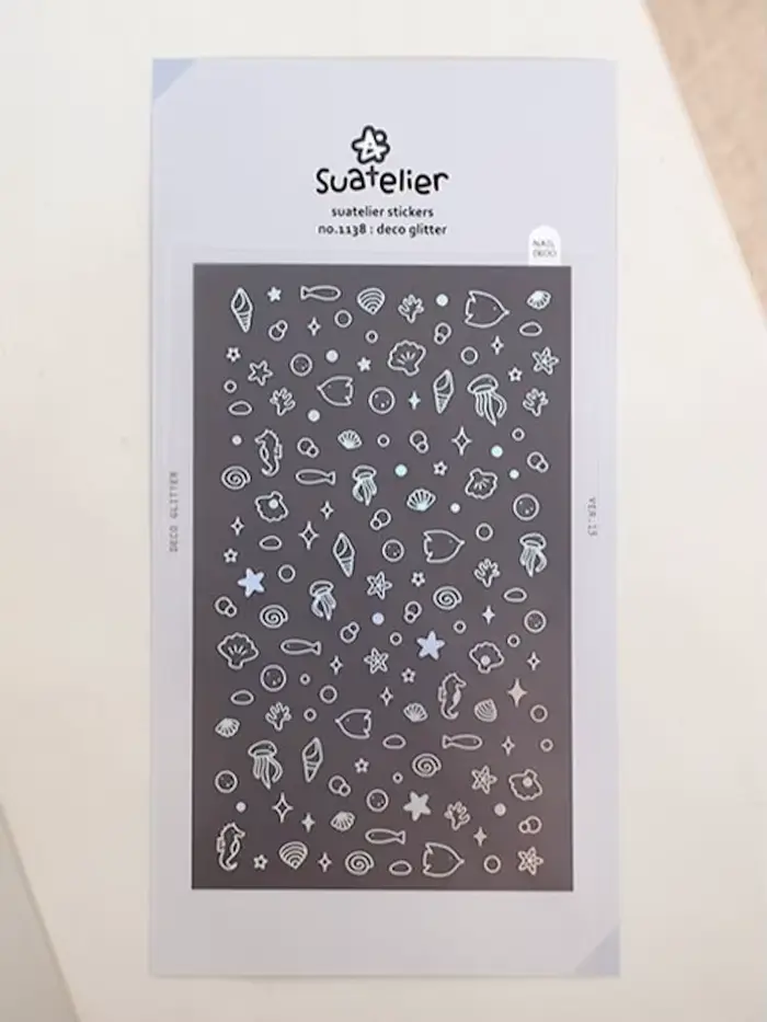 Autocollants pour ongles Suatelier Korea Sakura Flower