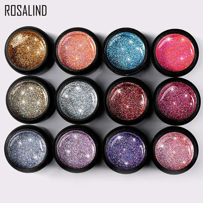 ROSALIND-Ensemble de Verhéritage à Ongles Gel Hybride Arc-en-Ciel, Base d'Apprêt Semi-Permanente pour la Conception de Manucure, 5ml, N64.