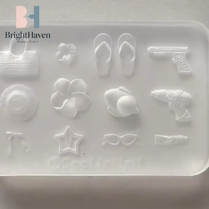 Moule en silicone 3D pour décoration d'ongles