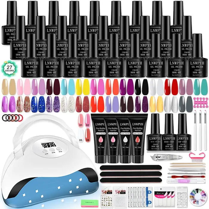 Kit de vernis à ongles Gel avec lampe