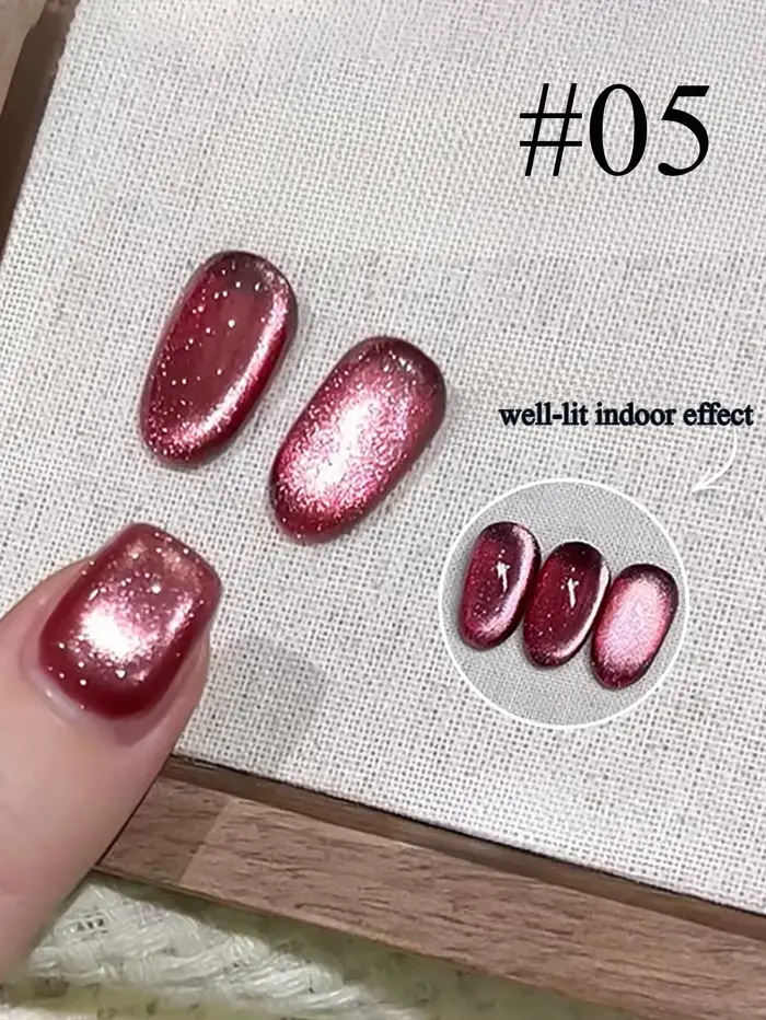 WS 10ML champ d'hiver ongles chat oeil Gel magnétique Satin Gel vernis 9 couleurs tremper paillettes photothérapie