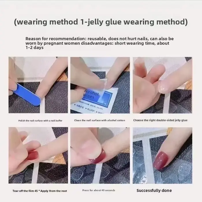 10 pièces Faux ongles à presser longs forme stiletto