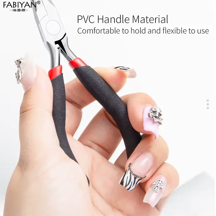Pince à ongles en acier au carbone, outil de manucure, pour gel UV