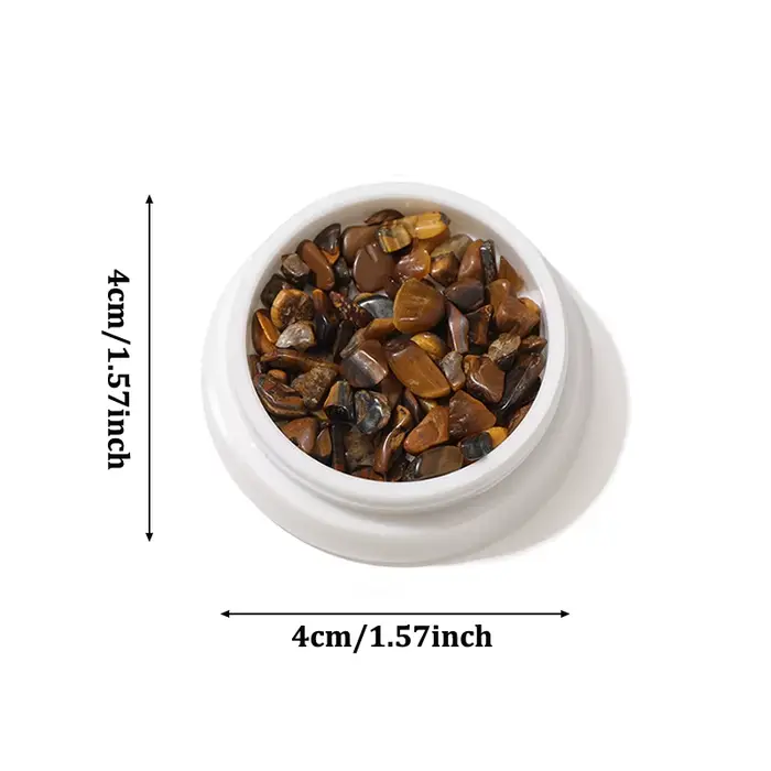 Accessoires pour ongles en pierre de cristal