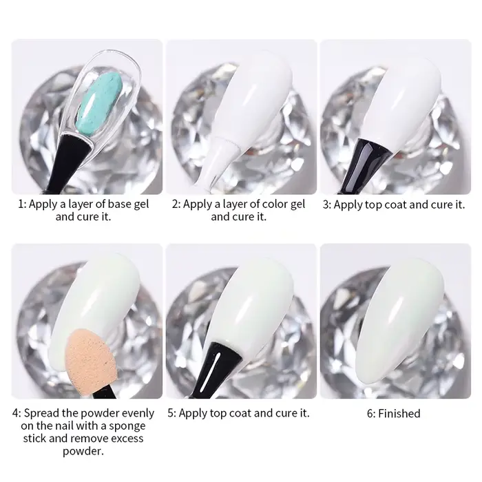 Poudre à ongles chromée Aurora Moonlight