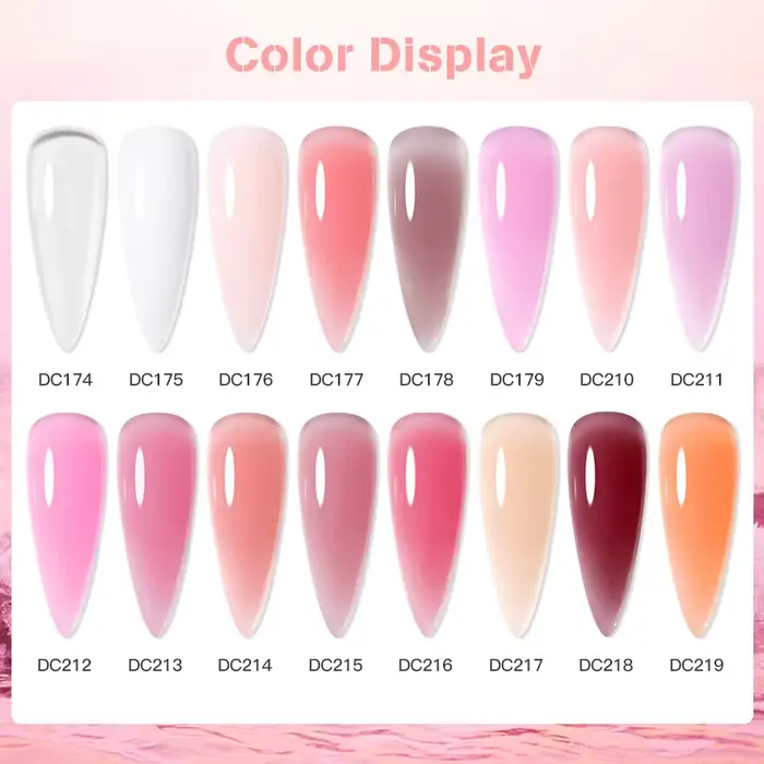 Mtssii 7ML Extension rapide Gel pour ongles Vernis Semi Permanent acrylique cristal rose clair Gel nu