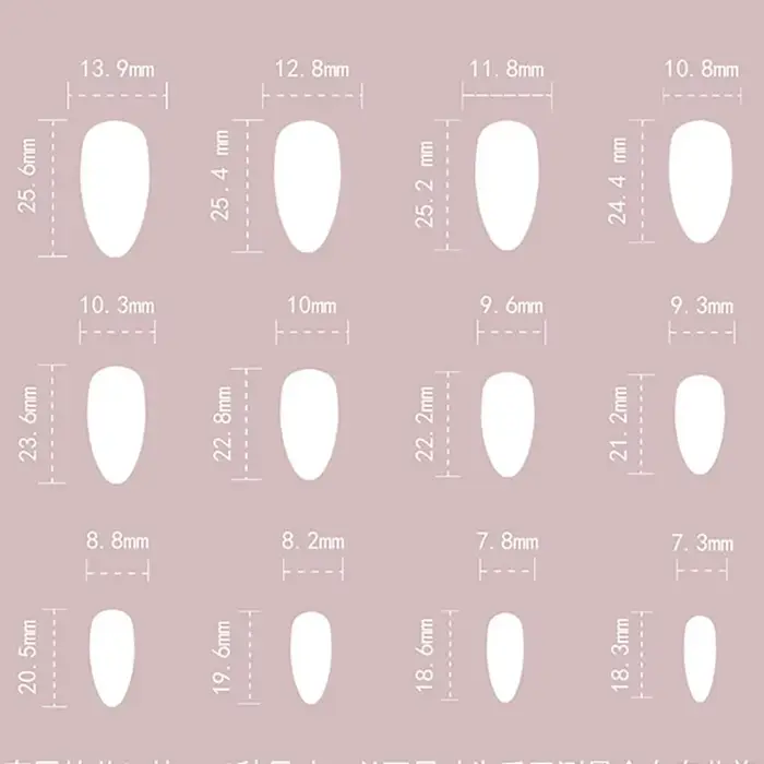 Faux ongles de luxe Maillard en amande à presser avec motif floral 3D et coquille, brillants et réutilisables, pour mariée