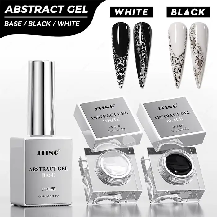 JTING vernis à ongles dentelle Gel Uv semi-permanent vernis à ongles Salon Gel vernis à ongles noir/