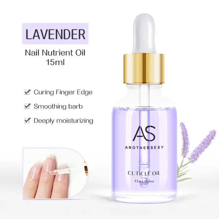 AS 15ML fleur séchée cuticule huile nutritive nourrir restaurer les ongles endommagés vitamine
