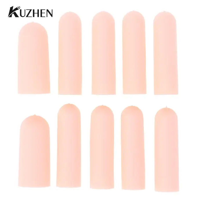 Gants de protection en silicone pour doigts, 10 pièces