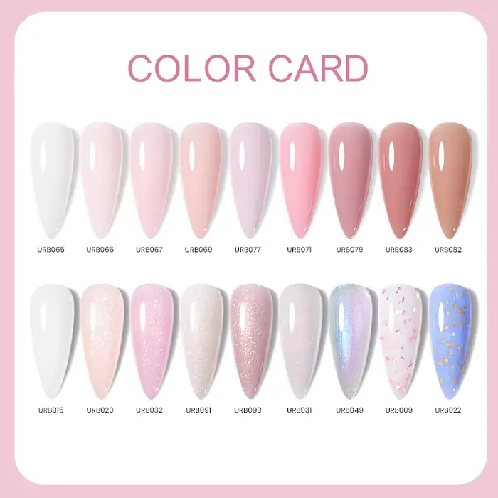 UR SUGAR 30ml Base en caoutchouc Gel recharge fournisseur paillettes Gel vernis paillettes Semi Permanent UV Gel Profession Gel hybride