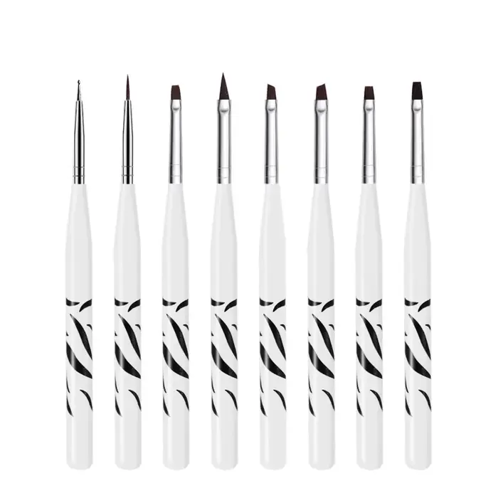 Brosse à ongles pour manucure, brosse à Gel pour Nail Art, 15 pièces/ensemble, brosse à ongles, poud