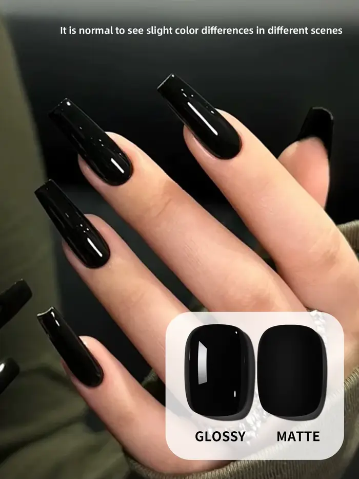 Vernis à ongles noir UV/LED 15 ml