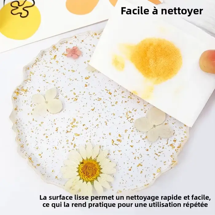 Palette d'art d'ongle de feuille d'or pour les artistes de manucure avec l'outil de photographie de panneau d'affichage de mélange de vernis Gel de conception de fleur