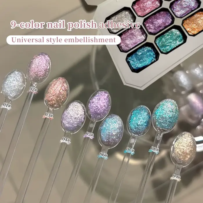 9 Couleurs Nouveau Gel à Ongles Populaire