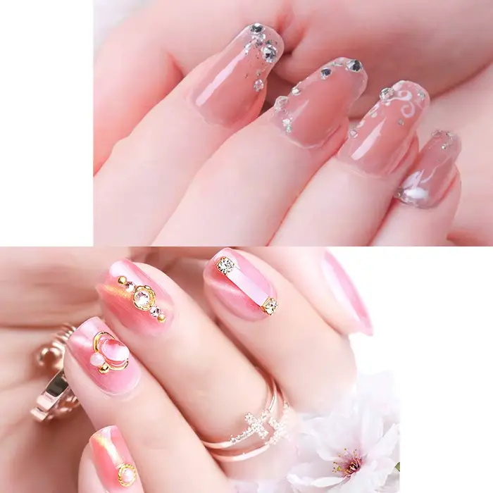 Kit de gel pour ongles avec 100 faux ongles et brosse