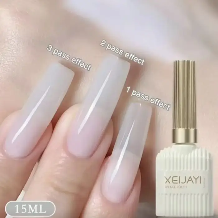 XEIJAYI 15ml Vernis à ongles gel couleur unie