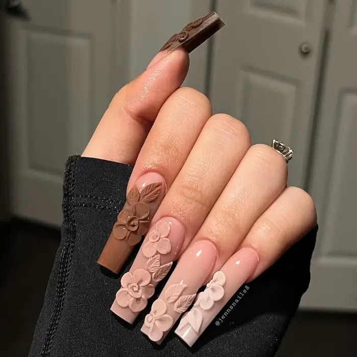 1 bouteille de poudre acrylique pour ongles