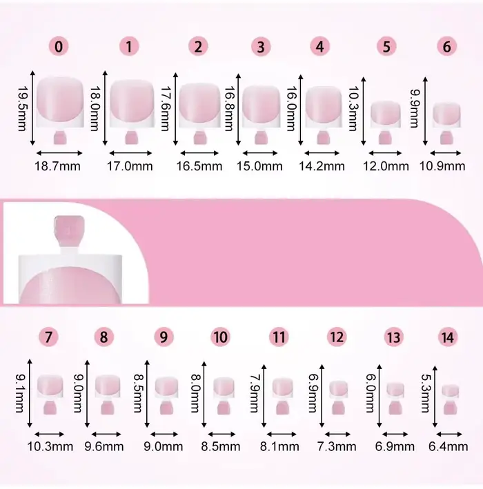 60 pièces/boîte – Faux ongles à presser de haute qualité pour manucure et pédicure – Blanc