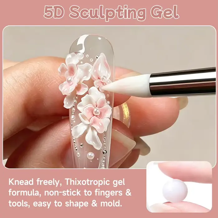 UR SUGAR 15ml Gel Sculptant 5D pour Extension Rapide des Ongles