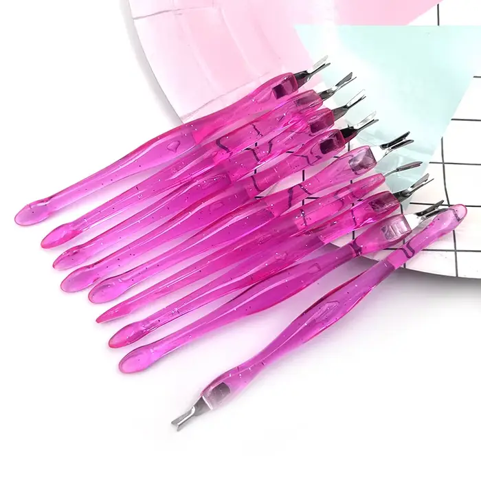 5/10/20/50Pcs dissolvant de peau morte Nail Art fourchette dissolvant de cuticules pince poussoir to
