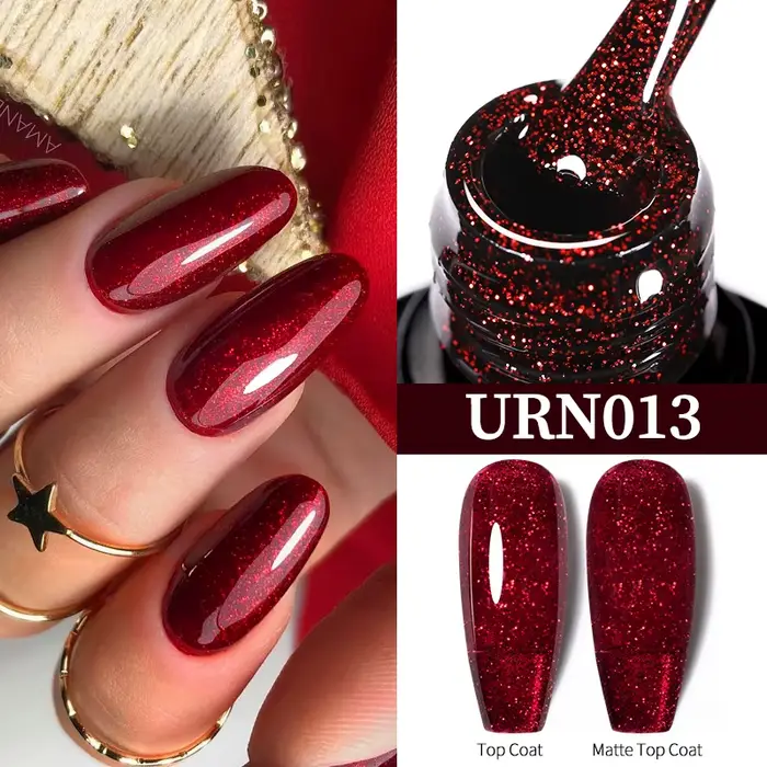 UR SUGAR 7.5ml vin foncé rouge vernis à ongles automne Gel peinture Nail Art Semi Permanent