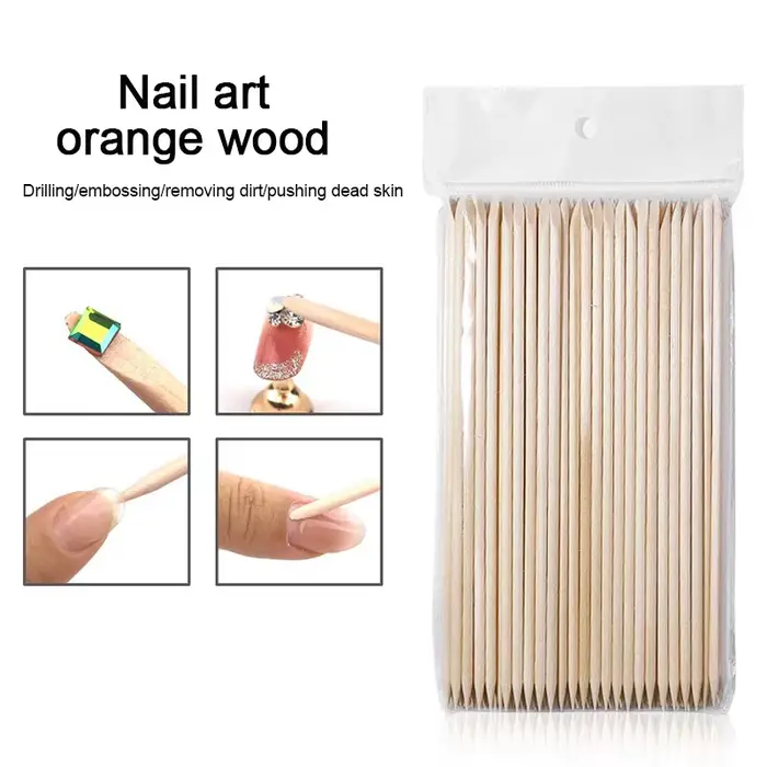 Bâtons en bois pour ongles