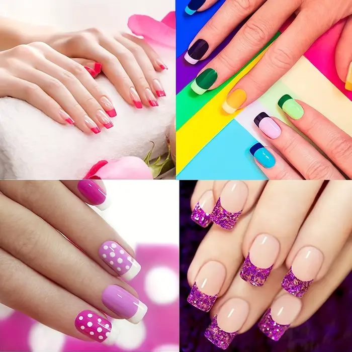 3 pièces de stickers pour nail art français