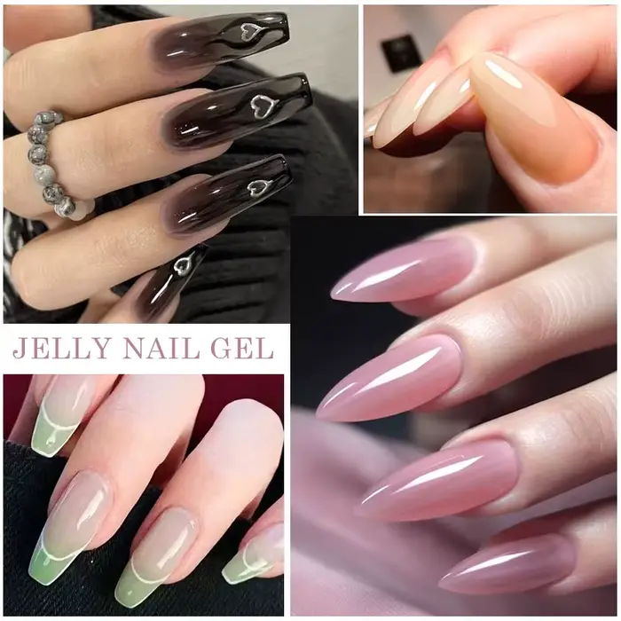Vernis à ongles gel translucide semi-permanent